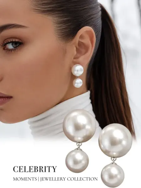 Серьги жемчуг пусеты CELEBRITY ACCESSORIES