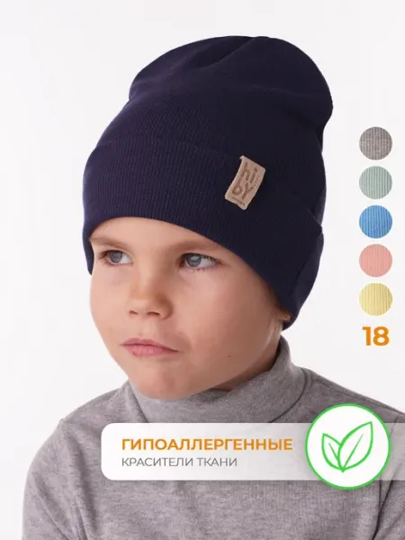 Шапка осенняя для мальчика HiBy