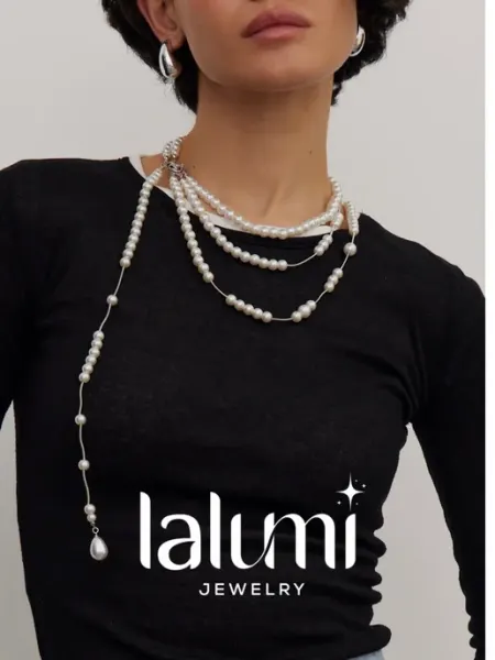 Бусы многоярусные чокер жемчуг вивьен LALUMI jewelry