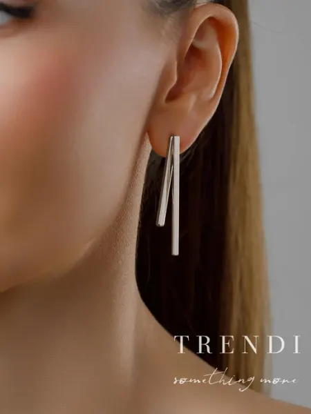 Серьги бижутерия длинные висячие Trendi