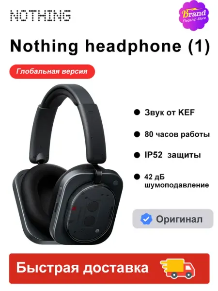 Беспроводные наушники headphone (1) Черный Nothing