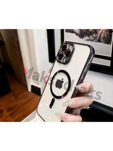Чехол MagSafe на Apple iPhone 14 pro Max с магнитом зарядкой Maksud-aks