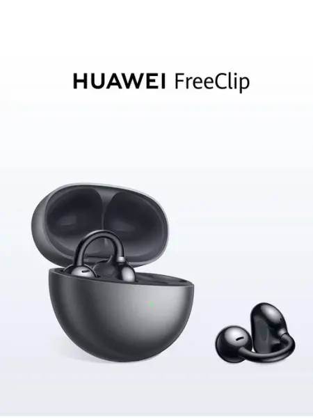 Наушники беспроводные с микрофоном FreeClip черное Huawei