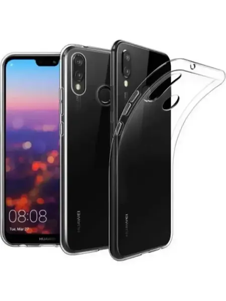 Чехол на Honor Play прозрачный силиконовый Rayzon market