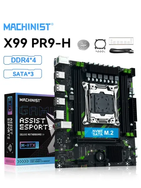 Материнская плата MACHINIST X99-PR9-H DDR4 LGA 2011-3 M-ATX Machinst