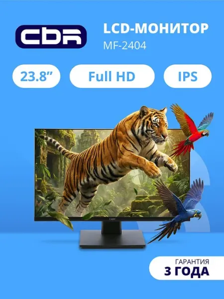 CBR 24" Монитор безрамочный, IPS, FHD 1920x1080, 100Гц, 1*VG