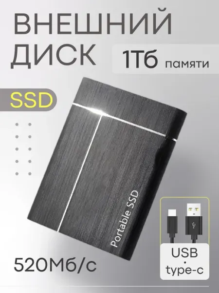 TaxMarket Внешний жесткий диск Внешний жесткий диск на 1ТБ