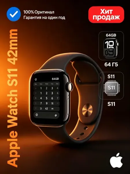 Watch S11 42mm для спорта и здоровья Apple