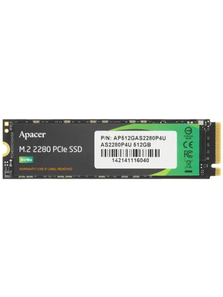 SSD диск AP512GAS2280P4U-1, 512 ГБ PCI-Express Apacer