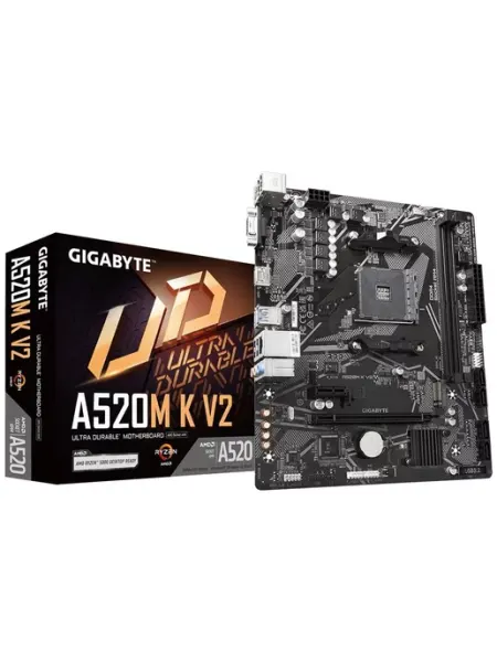 Материнская плата A520M K V2, AM4, Micro-ATX Gigabyte