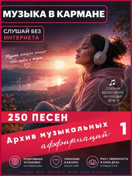 Архив музыкальных аффирмаций 1 USB флешка 250 песен (1) Happy Karaoke Day