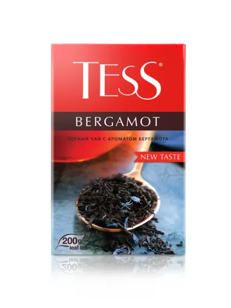 Чай черный Bergamot, листовой, 200 г Tess