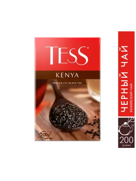 Чай черный Kenya, гранулированный, 200 г Tess