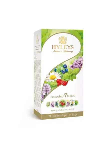 Чай черный Гармония Природы Ассорти 7 вкусов 25 пакетов HYLEYS