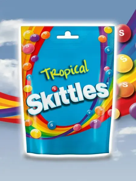 Драже Tropical, конфеты Скитлс Тропический Skittles