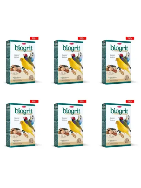 Минеральная добавка BIOGRIT био-песок для птиц 700г, 6 шт PADOVAN