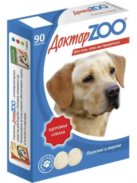 Мультивитаминное лакомство с морскими водорослями 90шт Доктор Zoo