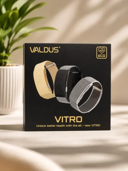 VALDUS VITRO Смарт-браслет ECG – Мониторинг Сердца, Сна и Активности
