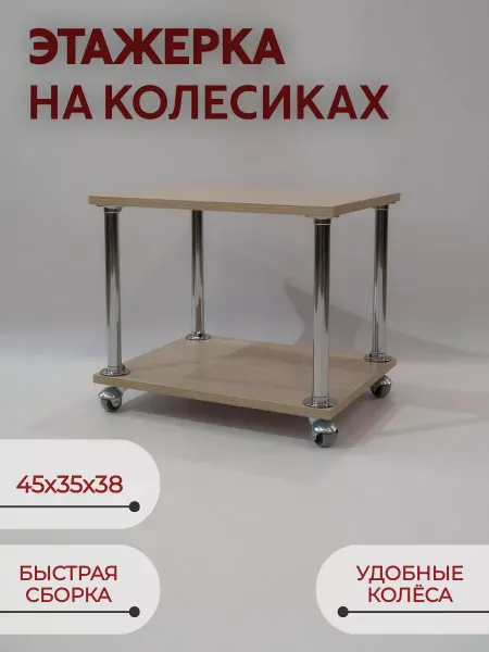 ECO ПОЛКА Этажерка на колесиках для кухни