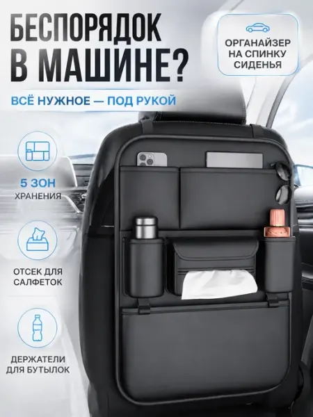 Органайзер на спинку авто-кресла ОбликПро