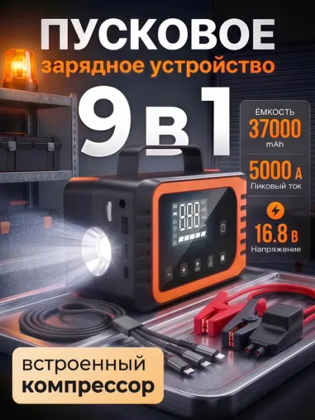 Пусковое зарядное устройство для аккумулятора автомобиля Путешественник-партнёр