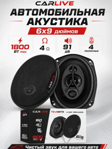 Автомобильные динамики Carlive TS-A6975