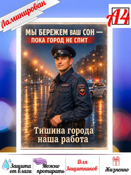 Постер для работника полиции ( 2)