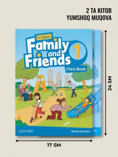 КНИГА: Family and Friends 1 (Student Book + Workbook)
