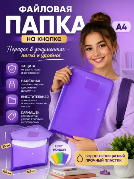Папка для документов А4 с файлами Выгодная Покупка PRO