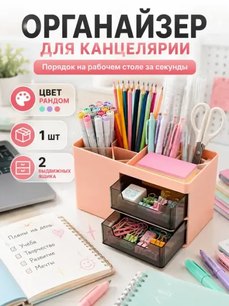 Органайзер для канцелярии настольный школьный АЯНА24