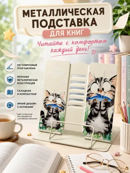 Подставка для книг и учебников школьная для девочек Гульнур_2