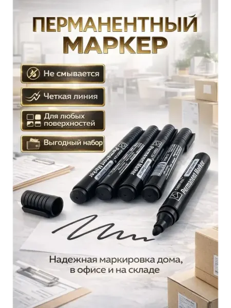 Перманентный маркер ЛЯСЯ