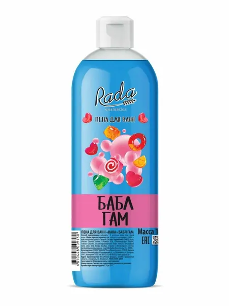 RADA Пена для ванн бабл гам 1л
