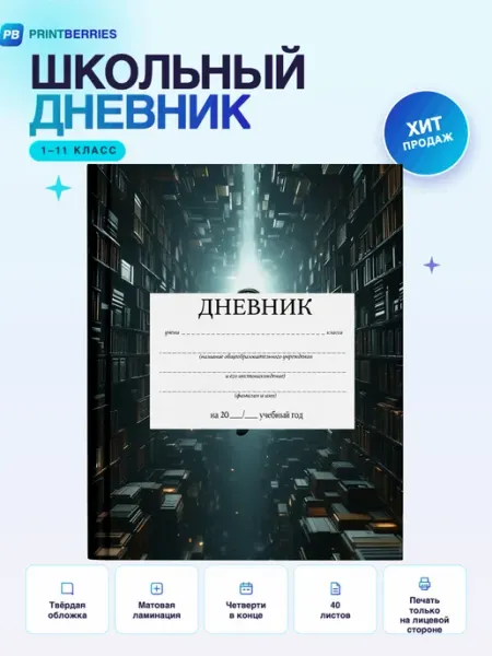 Школьный дневник Интерстеллар постер PRINTberries