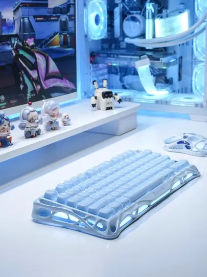Игровая клавиатура GRAVASTAR Mercury K1 Special Edition Ice Blue