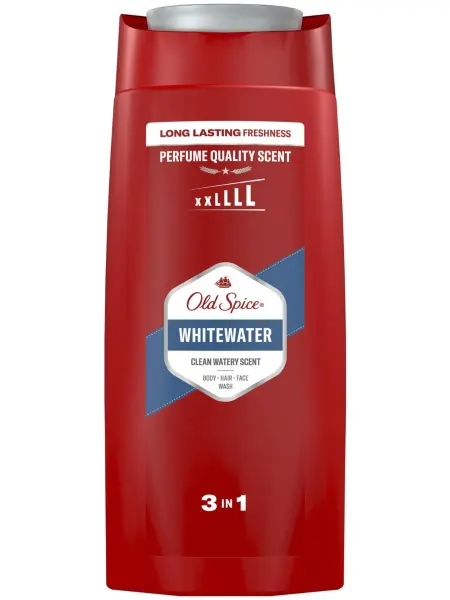 Old Spice Гель для душа мужской парфюмированный 3 в 1 Whitewater 675мл