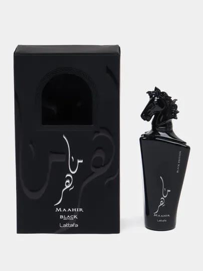 Парфюмированная вода Latafa Maahirr Black Edition для женщин и мужчин, 100 мл