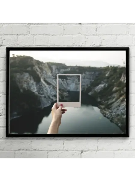 Постер "Фотокарточка в горах" А3 Cool Eshe