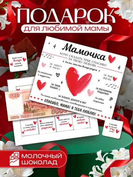 Подарок маме на день рождения шоколад Choco Corp