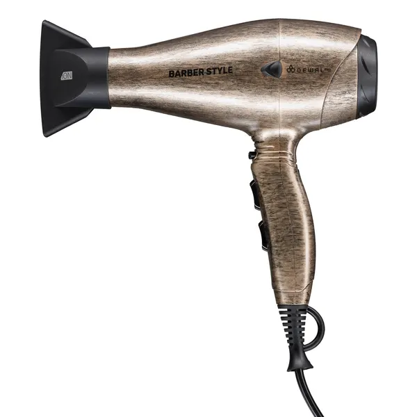 Фен Dewal PRO Barber Style DEWAL Bronze 03-120, защита от перегрева, съемный фильтр, 2200 Вт