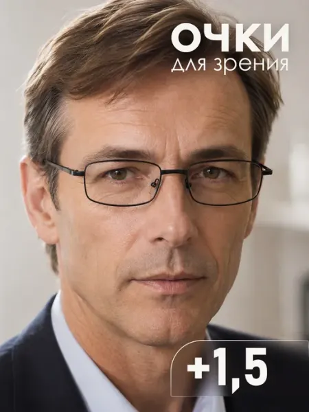 Корригирующие очки для близи +1.50 Matsuda