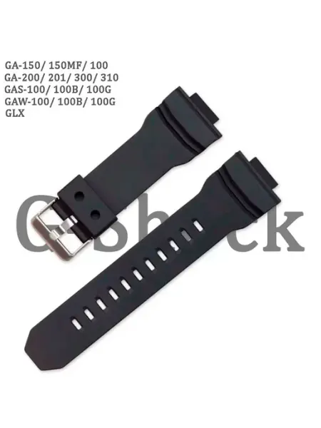 Ремешок для часов G-Shock GA-150 черный Haspic