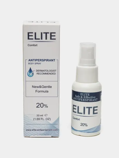 Антиперспирант дезодорант Elite Max effect, от повышенного потовыделения, 50 мл