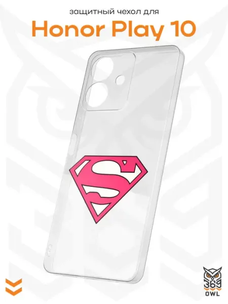 Чехол на Honor Play 10 с принтом Супермен OWL369