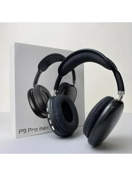 Наушники беспроводные полноразмерные P9 Pro Max BT5.3 черные