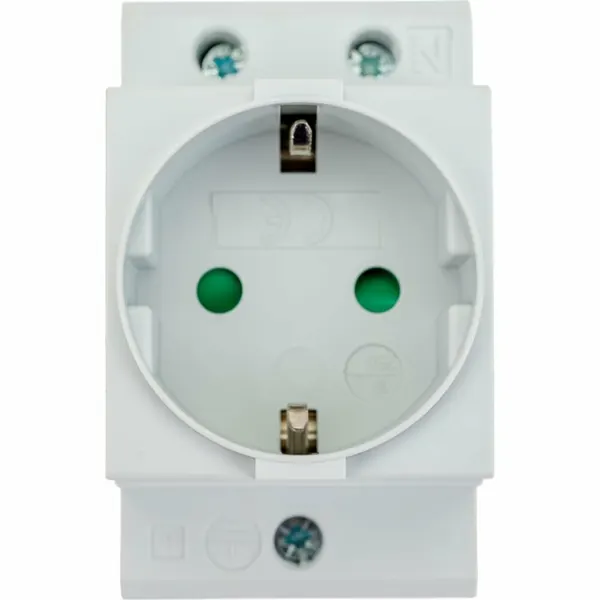 Розетка на DIN-рейку ЭРА PRO MRD1016E 16А, с заземлением Б0057482