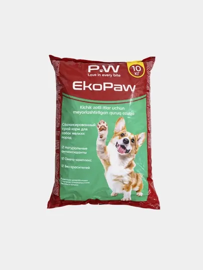 Сухой корм для собак Ekopaw для малых пород 10 кг
