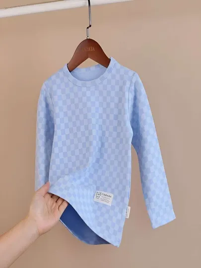Детская пижама, хлопок, со штанами, для мальчиков, Elankids