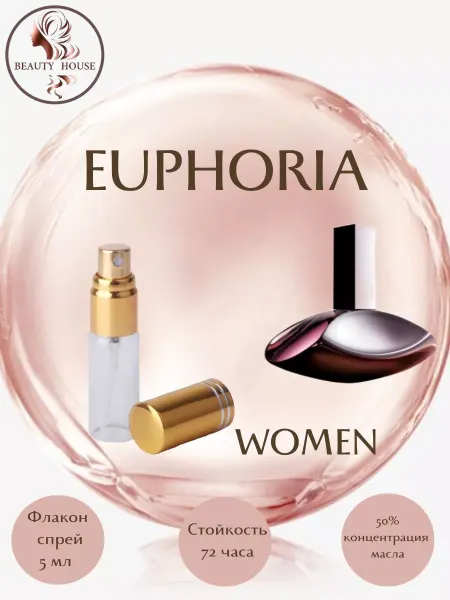 BEAUTY HOUSE Parfum&Cosmetics Духи Calvin Klein Euphoria спрей 5 мл