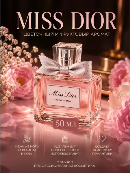 Духи Miss Dior Blooming Bouquet Мисс Диор 50 мл